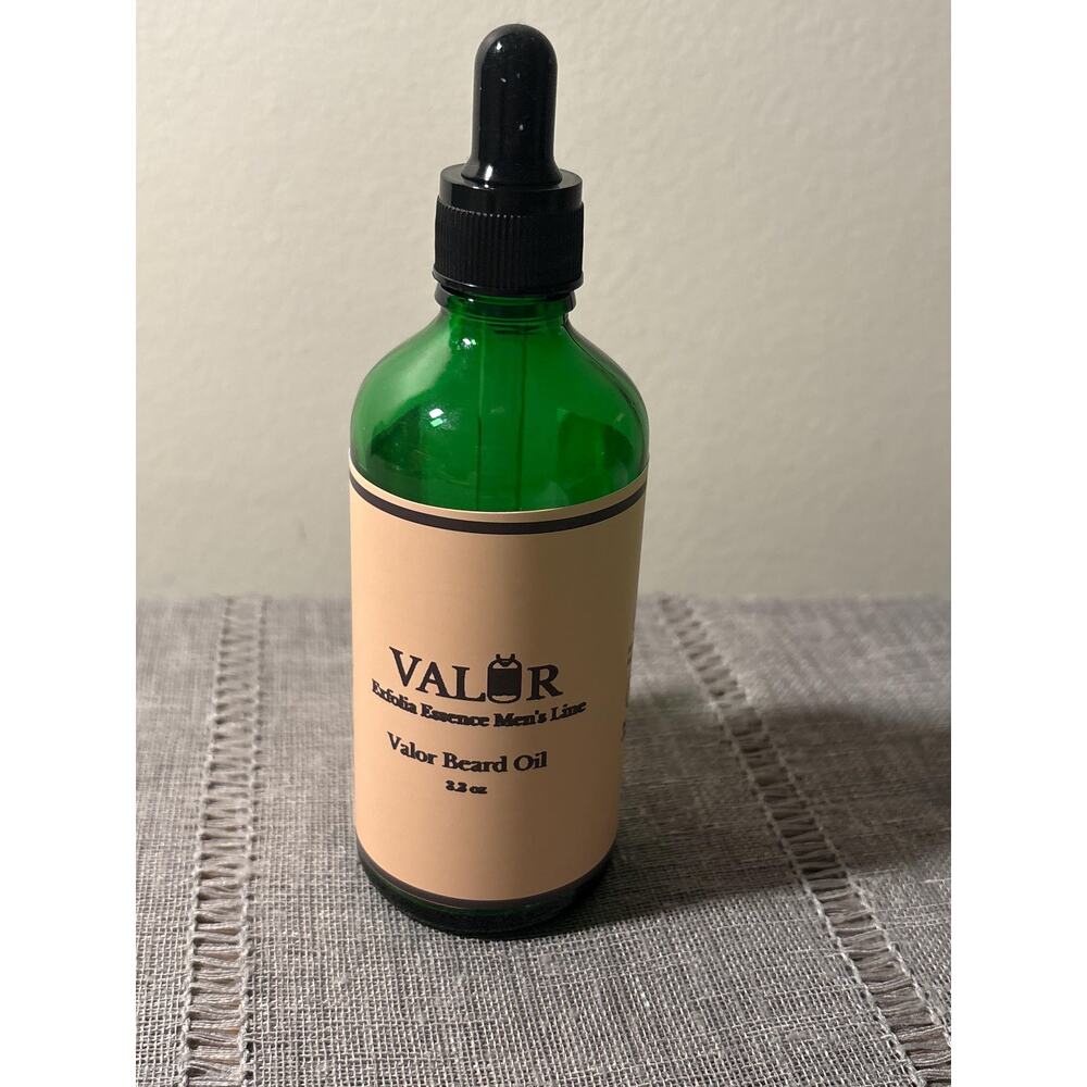 Valor Beard & Mustache Refresh Oil by Exfolia Essence Mens Line 2oz